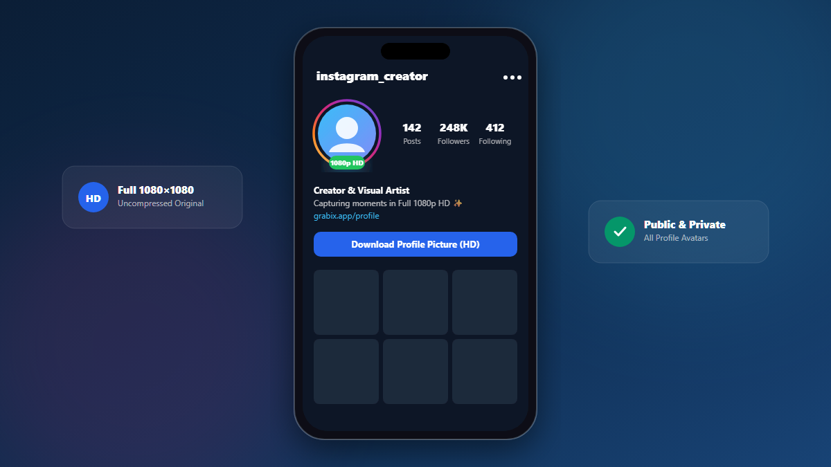 How to Save Instagram Profile Pictures (DP) in Full 1080p Resolution
